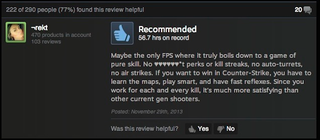 Illustration for article titled Counter-Strike: GO, As Told By Steam Reviews